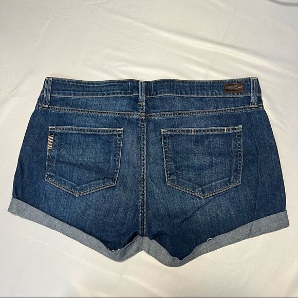 PAIGE Jimmy Jimmy Short in Tyson Destructed Denim Cotton Shorts 29 - Picture 2 of 8